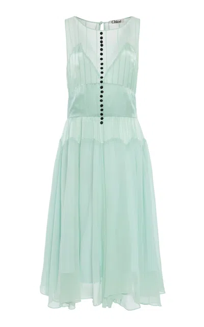 Happy Isles Chloe Fall 2004 Sheer Chiffon Midi Dress