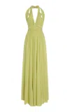 Happy Isles Frank Usher 70s Draped Maxi Dress