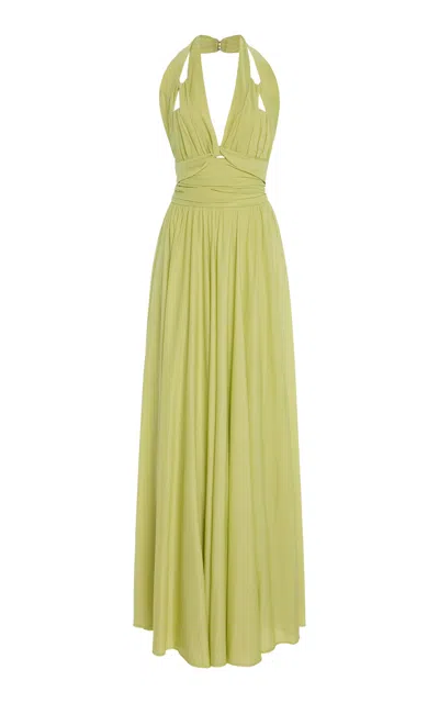 Happy Isles Frank Usher 70s Draped Maxi Dress