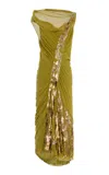 Happy Isles John Galliano Spring 2007 Sequined Silk Midi Dress