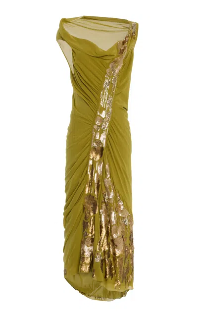 Happy Isles John Galliano Spring 2007 Sequined Silk Midi Dress