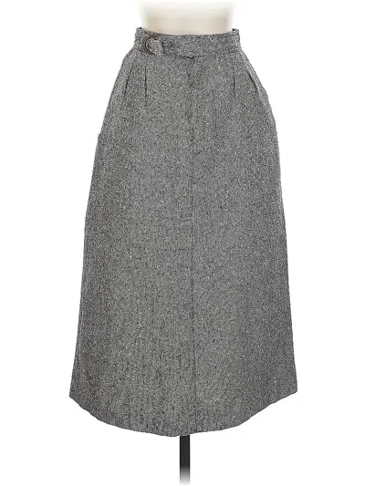 Pre-owned Happy Legs Formal Skirt In Brown