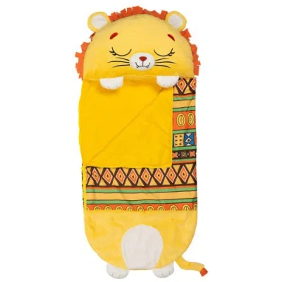 Happy Nappers Pillow & Sleepy Sack, Large Lion Lex, 66 Inch X 30 Inch In Yellow