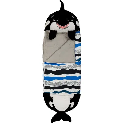 Happy Nappers Pillow & Sleepy Sack, Large Ozzy The Black Shark 7+ In Multi