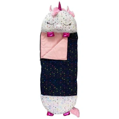 Happy Nappers Pillow & Sleepy Sack Large Shimmer Unicorn 7+ In Multi