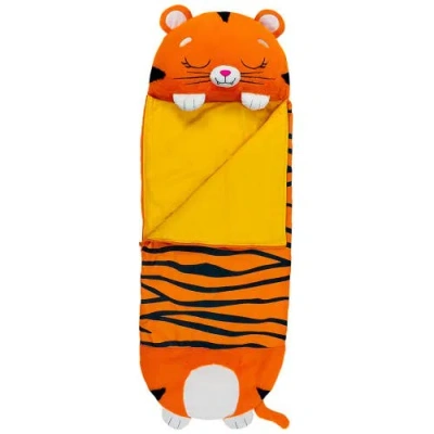 Happy Nappers Pillow & Sleepy Sack Large Tiger Tobi, 66 Inch X 30 Inch In Multi