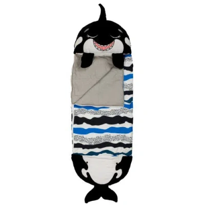 Happy Nappers Pillow And Sleepy Sack Medium Ozzy The Black Shark In Multi