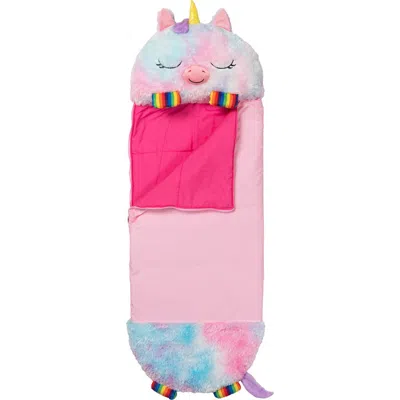 Happy Nappers Pillow & Sleepy Sack Medium Rainbow Unicorn In Multi