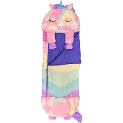 Happy Nappers Rainbow Unicorn Pillow & Sleepy Sack Large In Multi