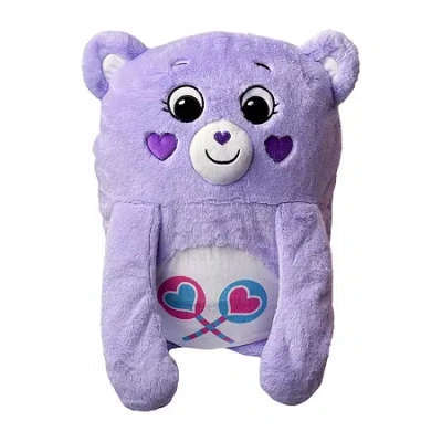 Happy Nappers Share Bear Stuffed Animal In Multi