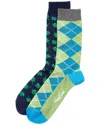Happy Socks 2pk Clover Socks In Multi