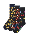 HAPPY SOCKS 3-PACK CLASSIC BANANA SOCKS