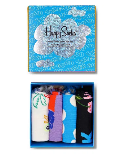 Happy Socks 4-pack Good Times Sock Gift Set