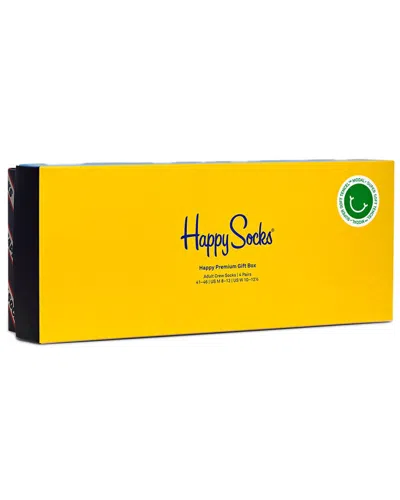Happy Socks 4-pack Happy Premium Sock Gift Set In Multi