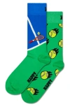 Happy Socks Assorted 2-pack Tennis Socks Gift Box In Blue
