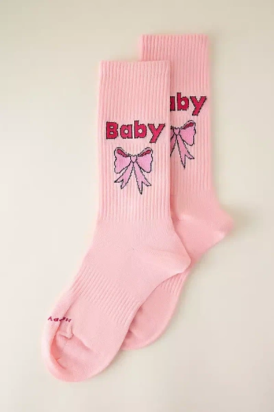 Happy Socks Baby Bow Socks In Pink