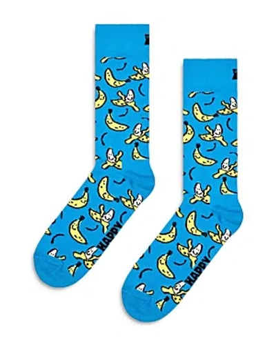 Happy Socks Banana Socks In Blue