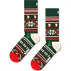 Happy Socks Christmas Cotton Blend Crew Socks In Multi