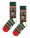 Happy Socks Christmas Cotton Blend Crew Socks In Multi