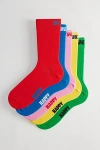 HAPPY SOCKS COTTON CREW SOCK 5-PACK, MEN'S AT URBAN OUTFITTERS