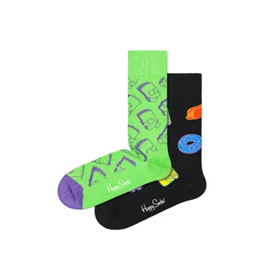 Happy Socks Cotton Tights & Women's Sock In Black