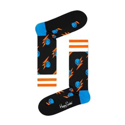 Happy Socks Cotton Tights & Women's Sock In Black