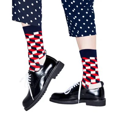 Happy Socks Cotton Tights & Women's Sock In Blue
