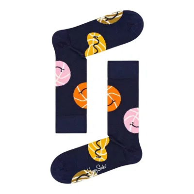 Happy Socks Cotton Tights & Women's Sock In Blue