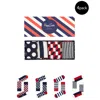 Happy Socks Cotton Tights & Women's Sock In Blue