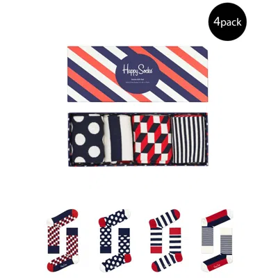Happy Socks Cotton Tights & Women's Sock In Blue