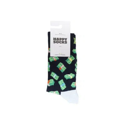 Happy Socks Cotton Women's Sock In Green