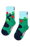 Happy Socks Kids' Assorted 2-pack Camera Crew Socks Gift Box In Camera