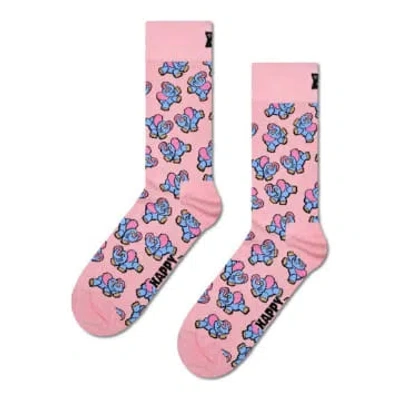 Happy Socks Light Pink Inflatable Elephant Socks