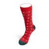 Happy Socks Lite Holiday Mens 1 Pair Crew Socks In Red