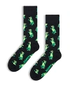 Happy Socks Inflatable Dino Socks In Black