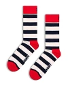 Happy Socks Men's Striped Socks In Red