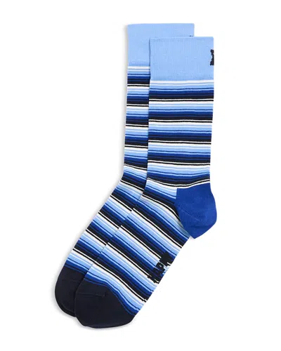 Happy Socks Mini Stripe Socks In Blue
