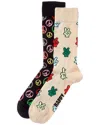 Happy Socks Peace Socks Gift Set In Multi