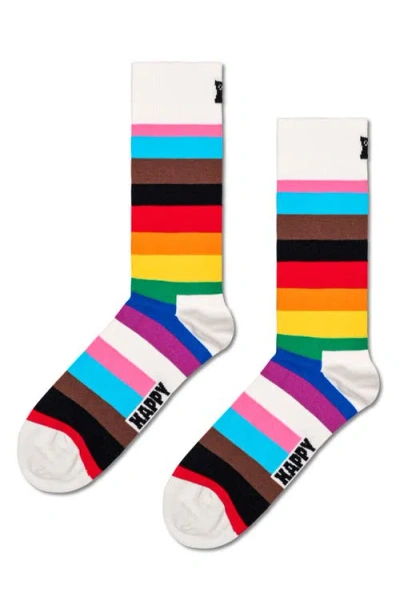 Happy Socks Pride 2-pack Crew Socks Gift Box In Multi