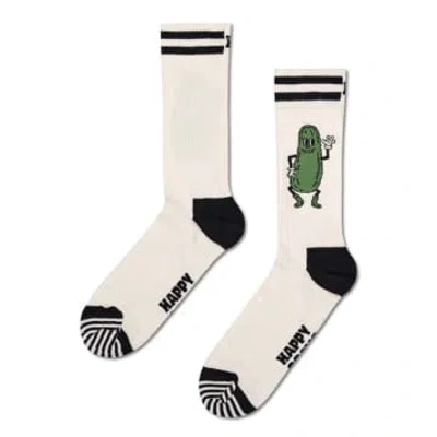 Happy Socks White Pickles Socks