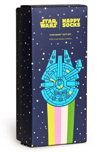 Happy Socks X Star Wars™ Kids' Assorted 3-pack Socks Gift Box