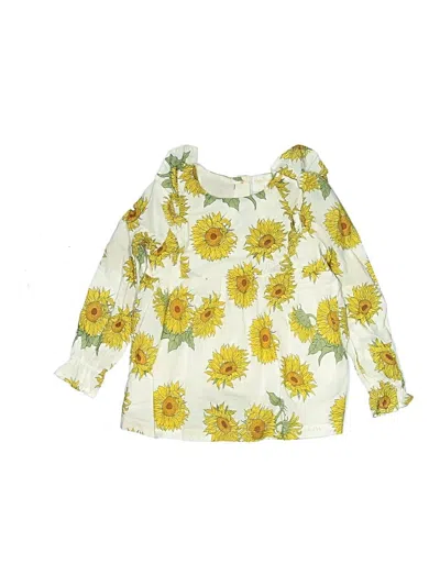 Pre-owned Happy Threads Kids' Dress In Yellow