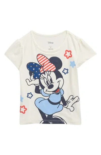 Happy Threads Babies'  Kids' Disney® Minnie Mouse Graphic T-shirt In White