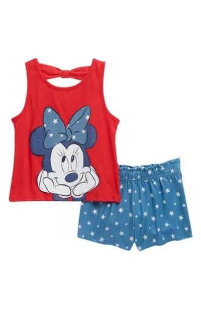 Happy Threads Babies'  Kids' Minnie Tank & Shorts Set In Multi