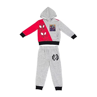 Happy Threads Babies' Toddler Boys Marvel Spiderman 2-pc. Pant Set In Red