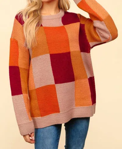 Haptics Apple Harvest Sweater In Autumn In Multi