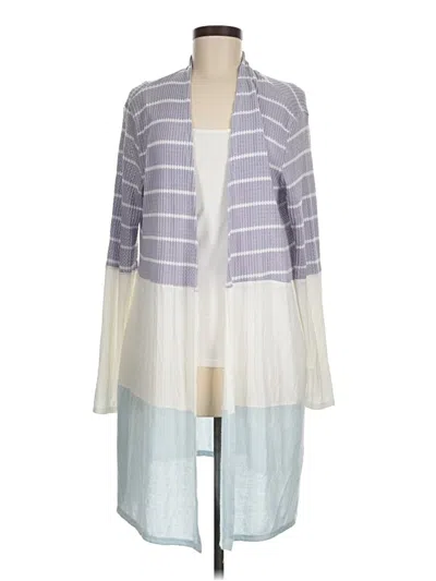 Pre-owned Haptics Cardigan Sweater In Purple