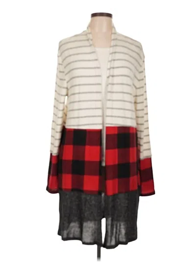 Pre-owned Haptics Cardigan Sweater In Red