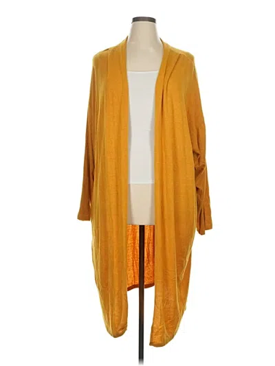 Pre-owned Haptics Cardigan Sweater In Yellow