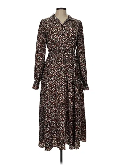 Pre-owned Haptics Casual Dress In Brown